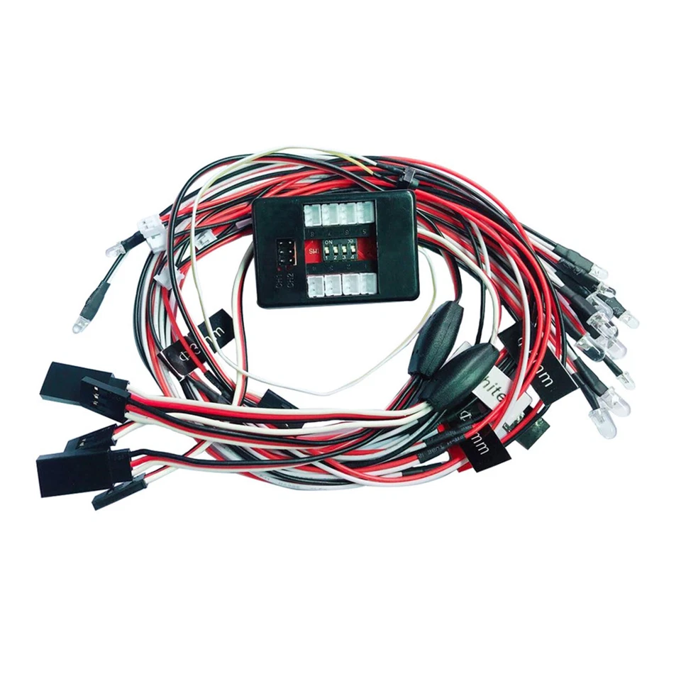 US RC 1 10 FM 2.4g Brake&headlight&signal 12led Light Kit for HSP HPI Car Truck