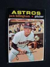 1971 Topps Baseball Card # 162 Jack Billingham - Houston Astros (EX)