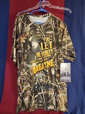 Duck Dynasty 2013 A&E XL Realtree Max-4 Camouflage Short Sleeve Shirt  - Image 1 of 4