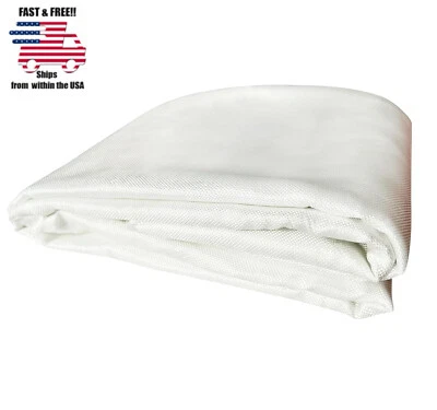 Fiberglass Cloth Woven Roving 50" X 12 Ft. / 4 Yd Pool Repair & Long for Boat - Image 1 of 4