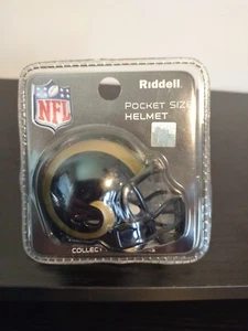 Casco tascabile LA Rams St Louis Los Angeles Riddell NFL Football 2013 STL - Foto 1 di 6