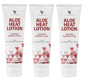 Aloe Heat Lotion with Menthol 3pc 4 fl oz (118 ml) Soothing Massage - Picture 1 of 6
