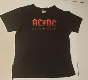 Camiseta AC/DC Back in Black 2006 AC/DC Rockware negra manga corta, Med. - Imagen 1 de 10