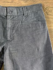 Reiss Wide Leg Chambray Baggy Long Jeans Trousers 36L