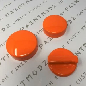 Mk3 Ford Focus ST RS Ecoboost - Motordeckelabdeckung Kit - glänzend orange - Bild 1 von 1