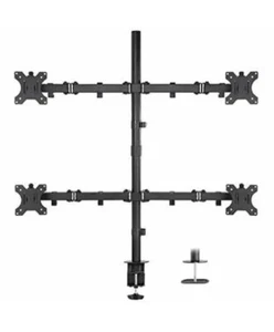 Mount-It 4 Monitor Stand | Quad Monitor Desk Mount | MI-2754 - Picture 1 of 3