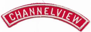 Channelview Rojo y Blanco RWS Community Strip Vintage Boy Scouts BSA - Imagen 1 de 1