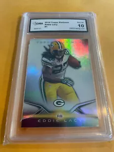 EDDIE LACY PACKERS 2014 TOPPS PLATINUM # 1 GRADO 10 L@@K - Foto 1 di 2