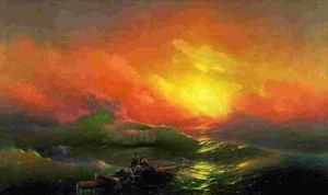 Ivan Aivazovsky - The Ninth Wave - 24x36 Oil Painting Poster - Picture 1 of 2