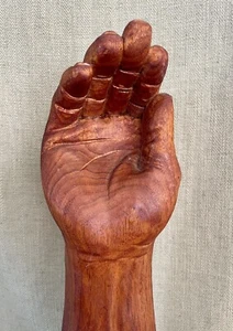Arte popular brazo burl de cedro tallado, a mano por Gilles Jacques Cloutier (1947-2014) - Imagen 1 de 8