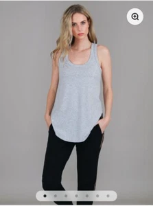 3rd Story Hamilton Tank Grey Women's Large Singlet Cotton - Picture 1 of 5