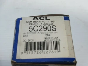 Rodamientos de árbol de levas ACL 5C290S - estándar se adapta a Chevrolet 1965-2000 envío gratuito en EE. UU. - Imagen 1 de 2