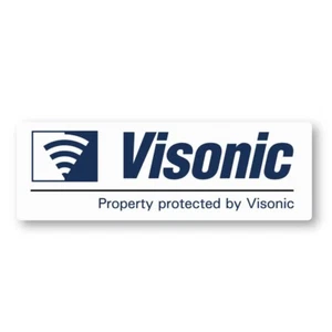Visonic Alarm "Property Protected" Burglar Alarm Window and Door Stickers - Picture 1 of 1
