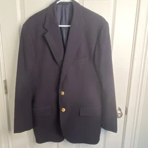 Polo Ralph Lauren Sport Mantel Herren 42R Navy Blau Blazer Jacke Made In Italy - Bild 1 von 9