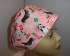 Damska czapka peelingująca husky psy gotowe na Boże Narodzenie, Vashon, elastyczna na plecach