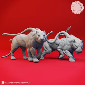 Displacer Beast - 32/54mm Miniature for Tabletop RPGs (DnD, D&D, Pathfinder) - Picture 1 of 6