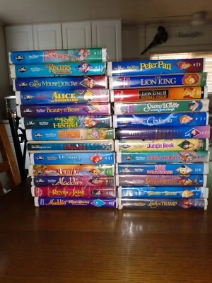 The classics Black Diamond Disney VHS 25 Included  - Image 1 of 4