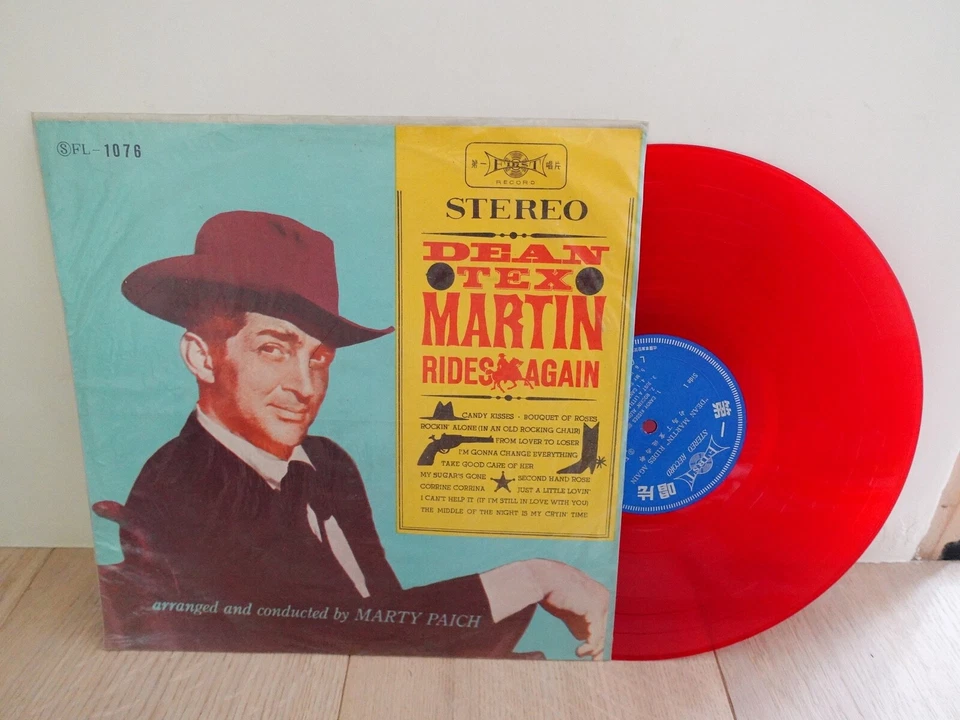 DEAN MARTIN Tex Martin Rides Again FIRST RECORD FL-1076 Red Wax KOREA LP — 第 1/1 张图片