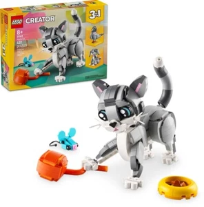 LEGO Creator 3in1 Playful Cat 31163 Building Set – Cat, Dog, Pigeon – 407 Pieces - Picture 1 of 3