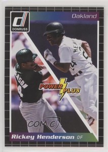 2014 Panini Donruss Power Plus Rickey Henderson #2 HOF