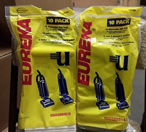 Eureka Disposable Dust Bags, 20 pack, Style Type U 7600-7900, 9000 NEW - Picture 1 of 3