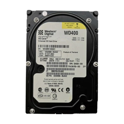Western Digital 40GB WD400BB 7200RPM PATA IDE 3.5" Desktop HDD Hard Disk Drive - Image 1 of 4