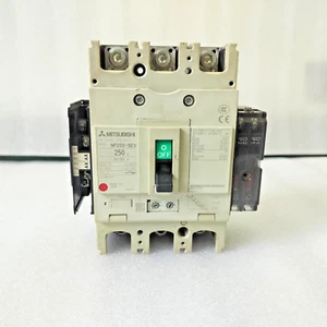 MITSUBISHI NF250-SEV NO-FUSE BREAKER 250AMP 3POLE AMP RATING 125-250 50-60HZ AC - Picture 1 of 7