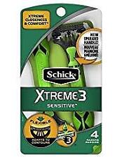 Schick Xtreme 3 Men Sensitive (Pack of 4)