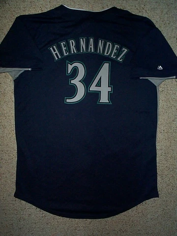 ($50) Seattle Mariners FELIX HERNANDEZ mlb Baseball Jersey YOUTH KIDS BOYS (xl) Cover