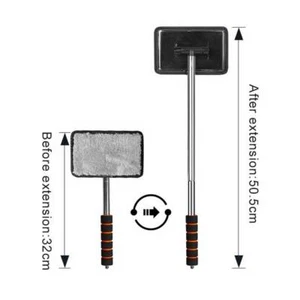 Car Front Windshield Defogging Brush Telescopic Long handle Dust Remover Tool - Picture 1 of 13