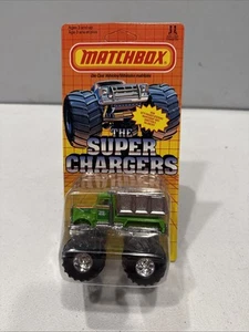 1987 Matchbox Superchargers SC15 Big Pete Monster Truck New Unpunched Card!!!! - Picture 1 of 4