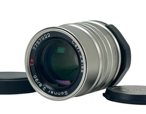[MINT w/ Cap] Contax Carl Zeiss Sonnar T* 90mm F2.8 Lens for G1 G2 From JAPAN - Picture 1 of 8