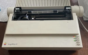 Vintage Apple ImageWriter II Dot-Matrix Printer Powers On Good Condition - Picture 1 of 7