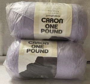 Caron One Pound Worsted Weight Acrylic Yarn Lilac #577; Lot 2, 812 yds - Picture 1 of 5