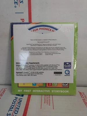 New Sealed Active Minds: Phonics Fun (CD-Rom, 2001, Macromedia) - #176 - Image 1 of 2