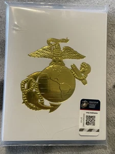 USMC Note Cards - 10 Pack W/ Envelopes- 4x5 Inch New - Picture 1 of 6