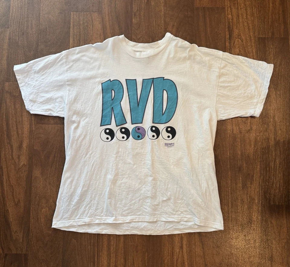 Camisa de Lucha Libre Vintage ECW RVD 4:20 "I'M THE F'N SHOW" XXL Rob Van Dam WWE WWF Foto 1 de 4