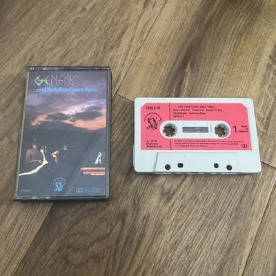 Genesis And Then There Were Three Cassette Tape 1978 Charisma Records Vintage - Image 1 of 4