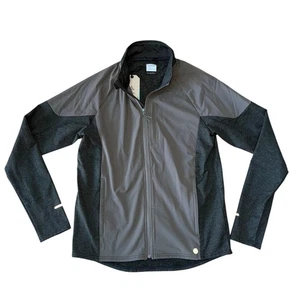 NWT prAna Men's Ice Flow Hybrid Green/Brown Jacket for Outdoor Hiking Workout - Picture 1 of 8