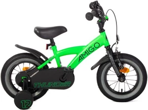 Thunder 12 Zoll 21 cm Jungen Rücktrittbremse Neongrün/Schwarz - Bild 1 von 7