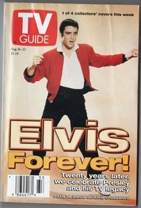 elvis presley memorabilia August 1997 TV Guide - Picture 1 of 1