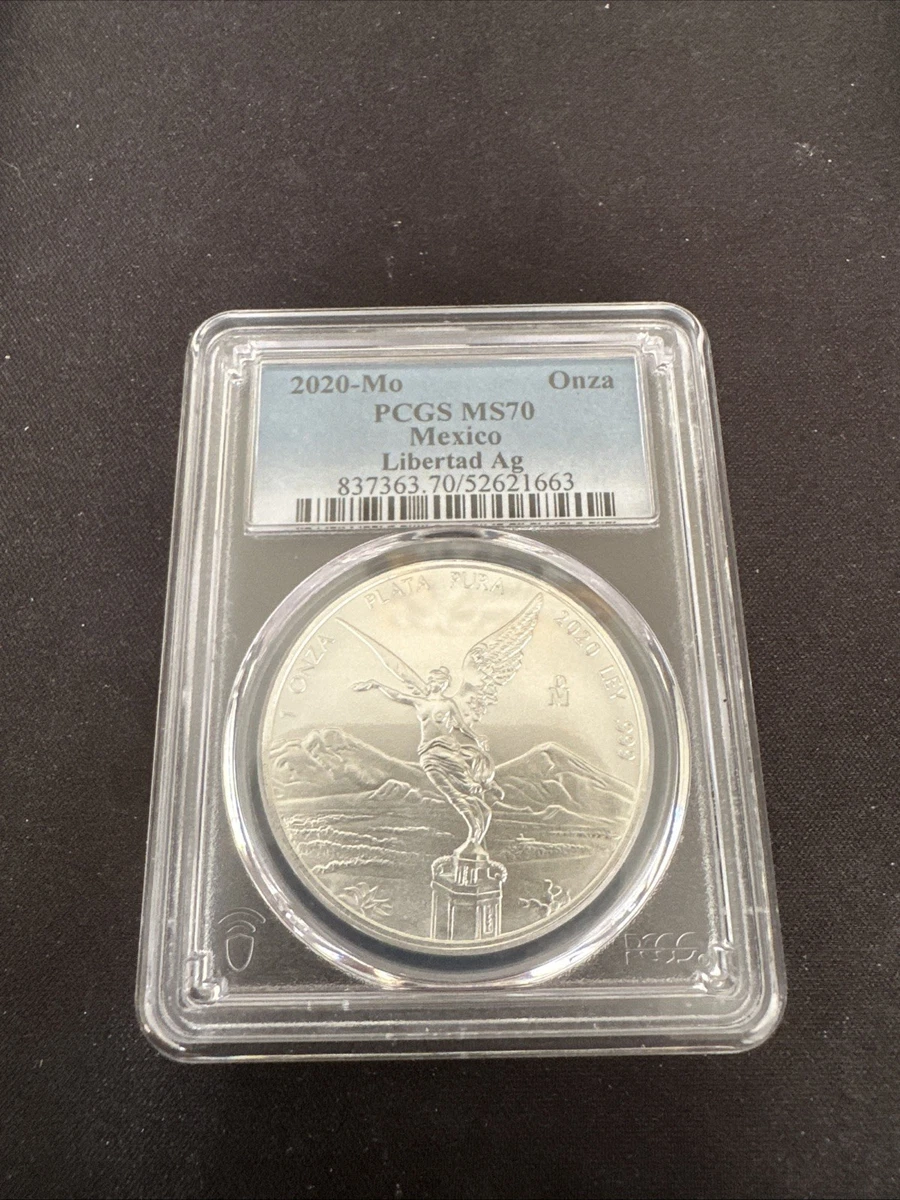 Mexican Libertad MS 70 Graded PCGS Silver Bullion Coins for sale