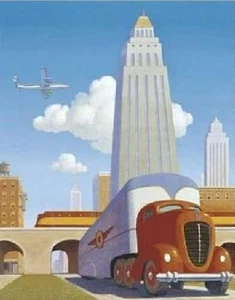 Giclée Robert Laduke Rush Hour su carta - Foto 1 di 1