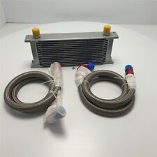Kit radiatore olio con tubi condotti tuning universale auto misure cm 33X12X5 co