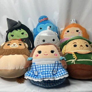 Squishmallows 8" Wizard Of Oz 85th Anniversary 7 pc Set NWT Dorothy Scarecrow - Picture 1 of 5