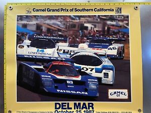 ‘87 IMSA Camel GT Grand Prix Of So. CA @ Del Mar #83 Nissan #14 Lowenbrau Poster