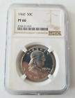 1960 P Ben Franklin Half Dollar NGC PF66