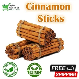 100g Ceylon Cinnamon Sticks Alba 100% Organic High Quality Pure from Sri Lanka - Picture 1 of 5