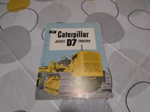 Prospekt Brochure the CATERPILLAR Diesel D7 TRACTOR in Englisch - Bild 1 von 4