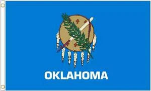 Oklahoma Bundesstaat USA Polyester 5 Fuß x 3 Fuß Flagge - Bild 1 von 3